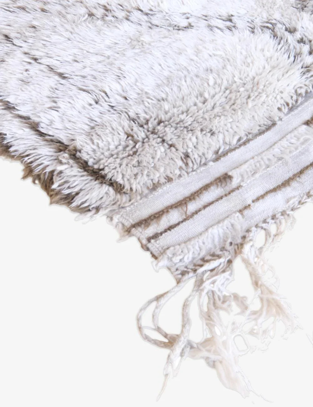 1960s Moroccan Beni Ourain Wool Rug 10.6 x 6.1 ft / 322 x 188 cm - Surcoma