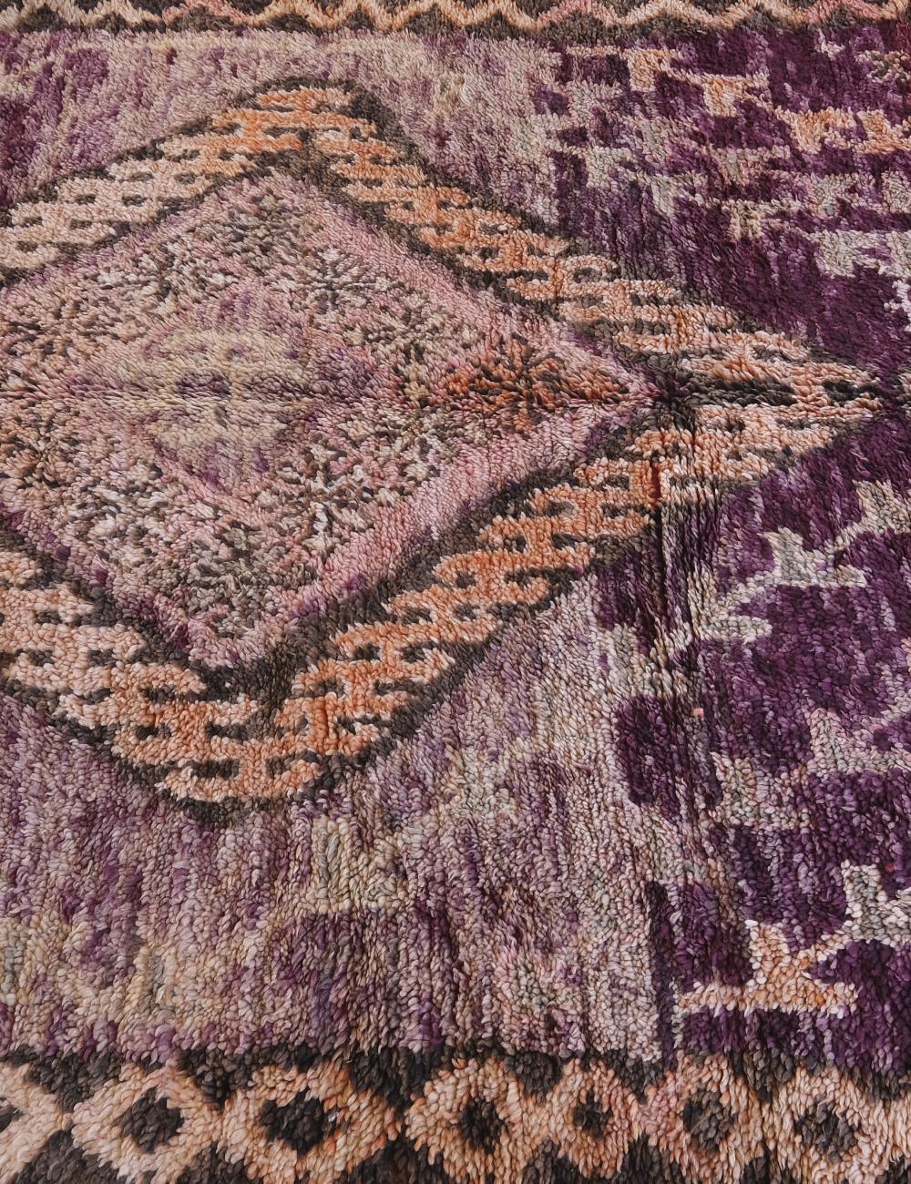 1960s Moroccan Boujaad Wool Rug 10.1 x 6.2 ft / 307 x 191 cm - Surcoma