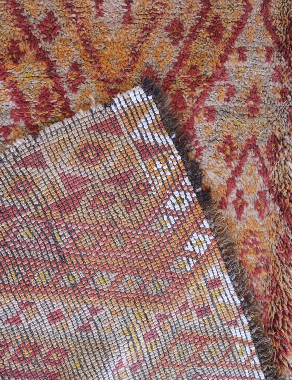 1960s Moroccan Collector Rug 10 x 7.6 ft / 304 x 234 cm - Surcoma