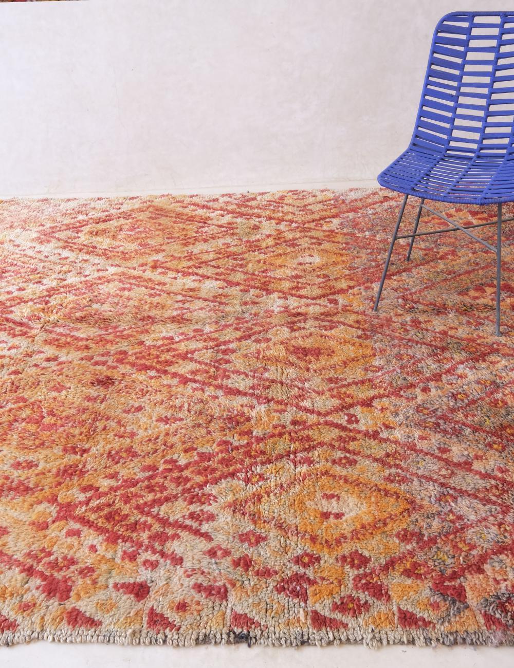 1960s Moroccan Collector Rug 10 x 7.6 ft / 304 x 234 cm - Surcoma