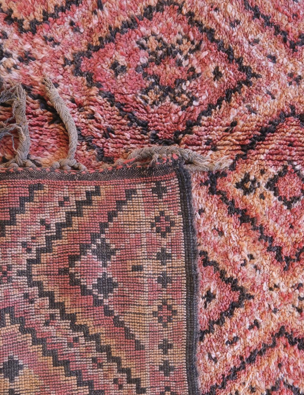 1960s Moroccan Beni M'Guild Wool Rug 11.3 x 6.6 ft / 345 x 203 cm - Surcoma