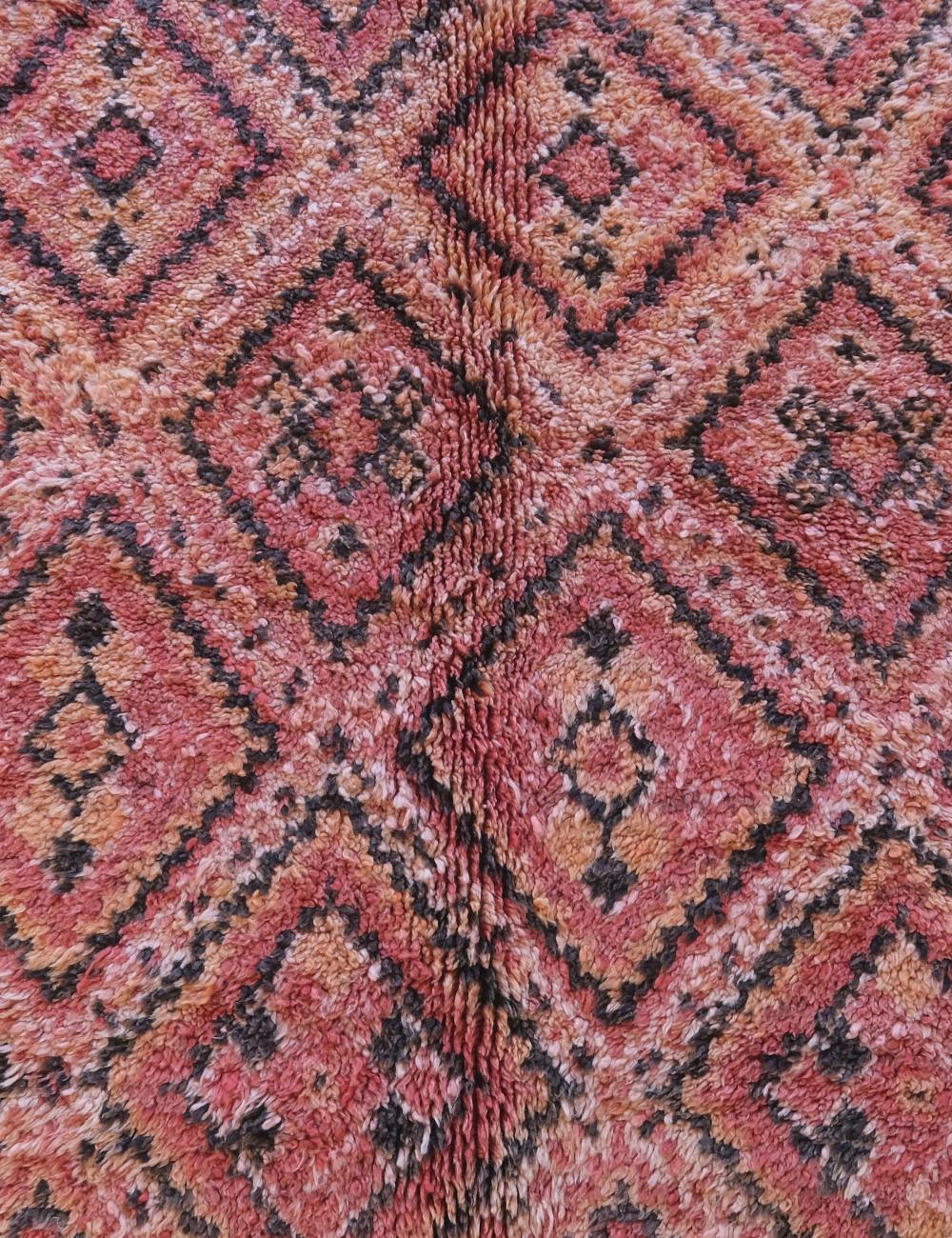 1960s Moroccan Beni M'Guild Wool Rug 11.3 x 6.6 ft / 345 x 203 cm - Surcoma