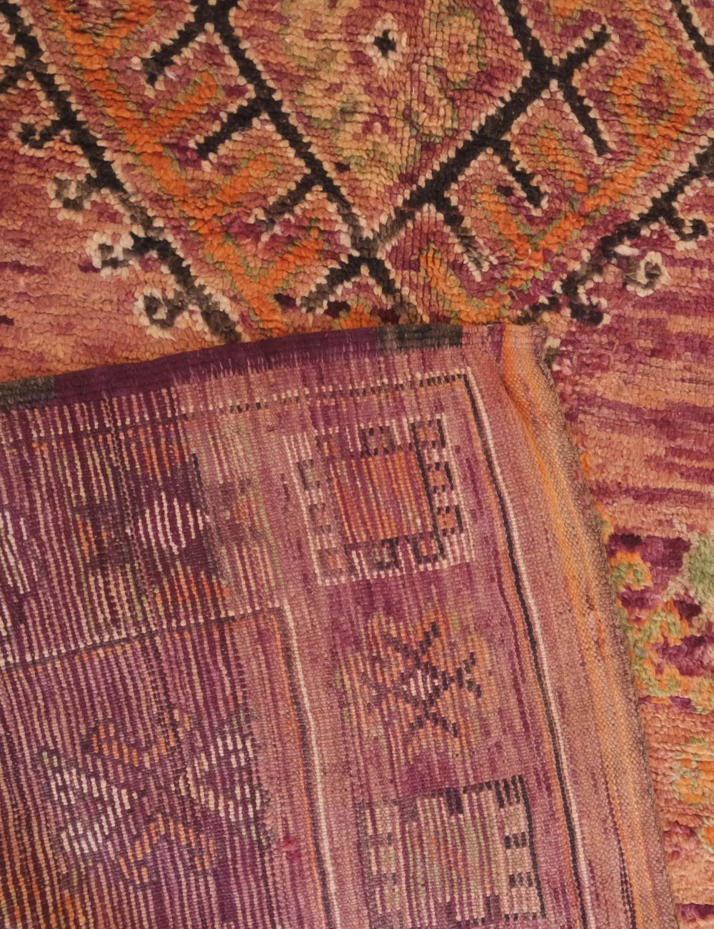 1970s Moroccan Boujaad Wool Rug 9.8 x 5.9 ft / 300 x 180 cm - Surcoma