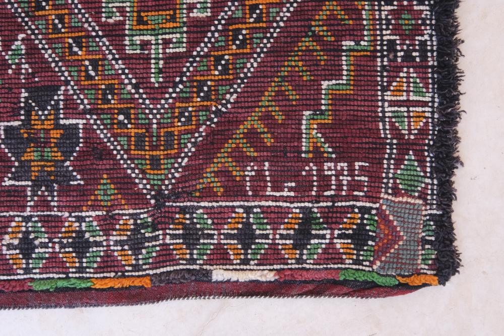 1970s Moroccan Collector Wool Rug 13.5 x 6.3 ft / 410 x 192 cm - Surcoma