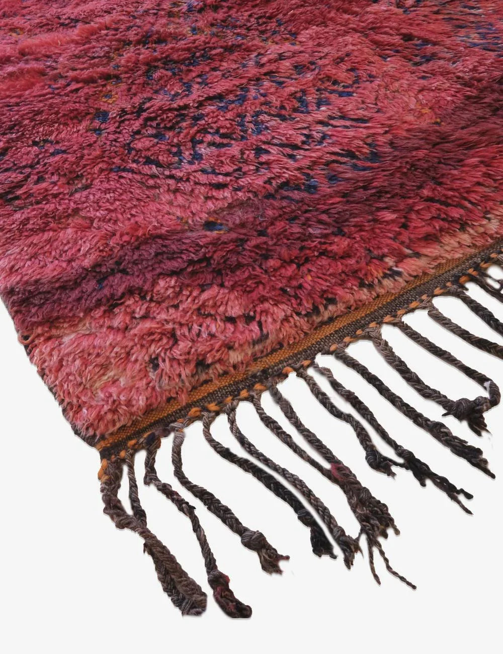 Moroccan Red Zayan Wool Rug 9.5 x 5.7 ft / 289 x 174 cm - Surcoma