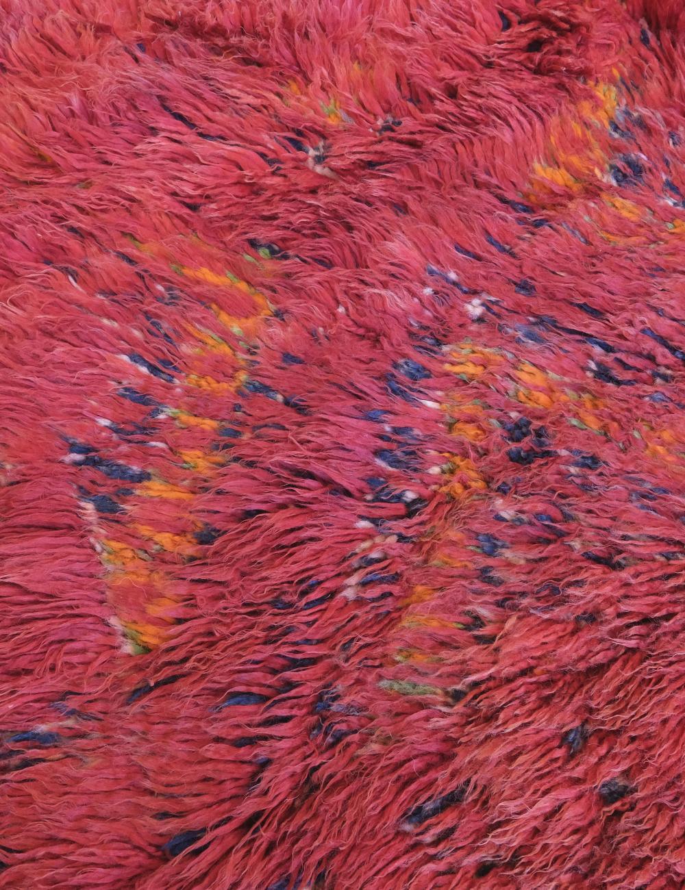 Moroccan Red Zayan Wool Rug 9.5 x 5.7 ft / 289 x 174 cm - Surcoma