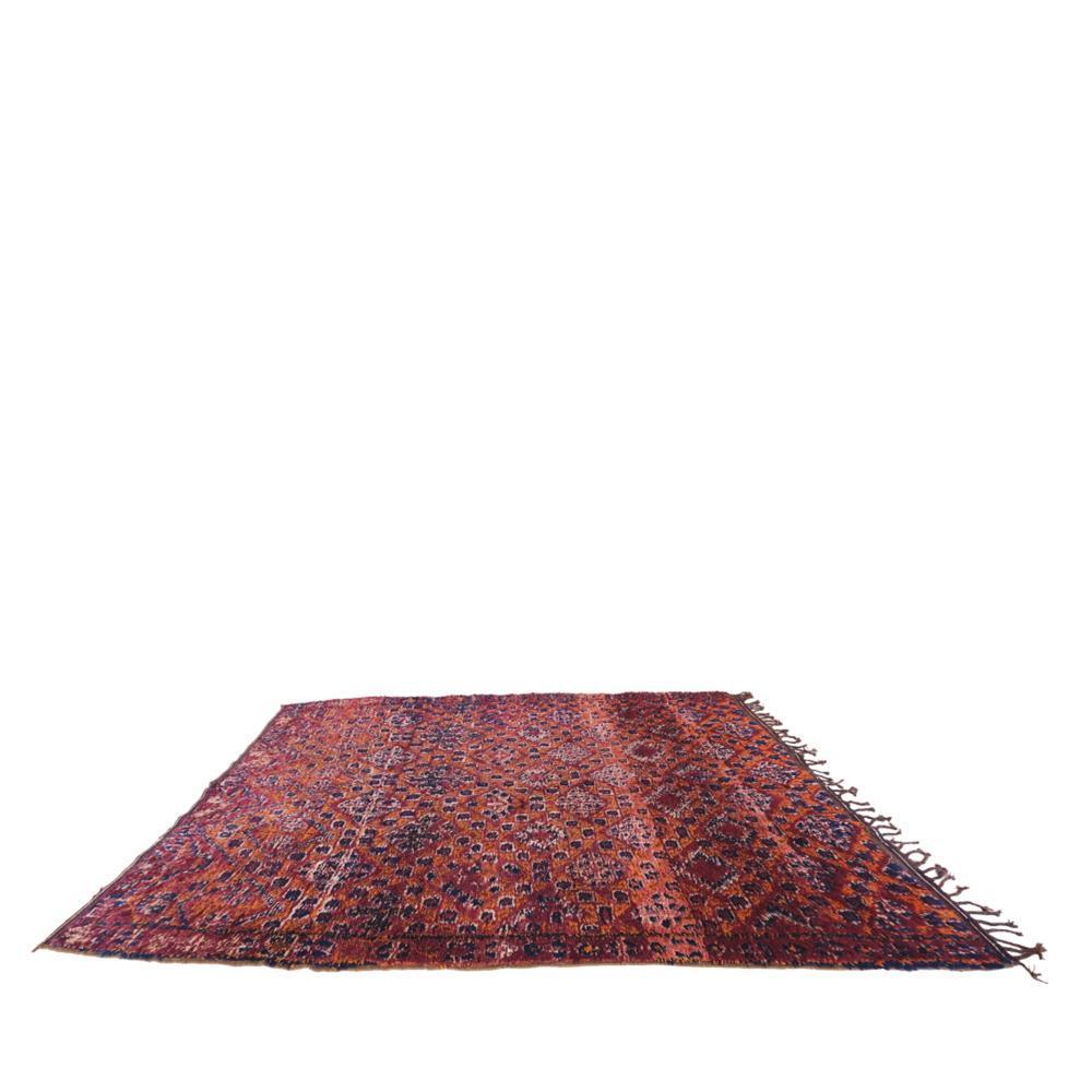 Moroccan Beni MGuild Wool Rug 9.1 x 6.2 ft / 276 x 191 cm - Surcoma