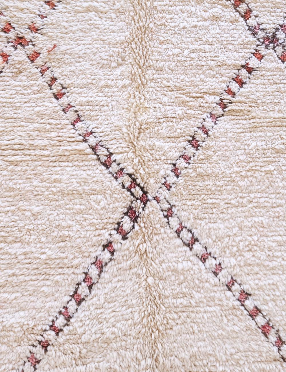Moroccan Beni Ourain Wool Rug 11 x 6.8 ft / 334 x 208 cm - Surcoma