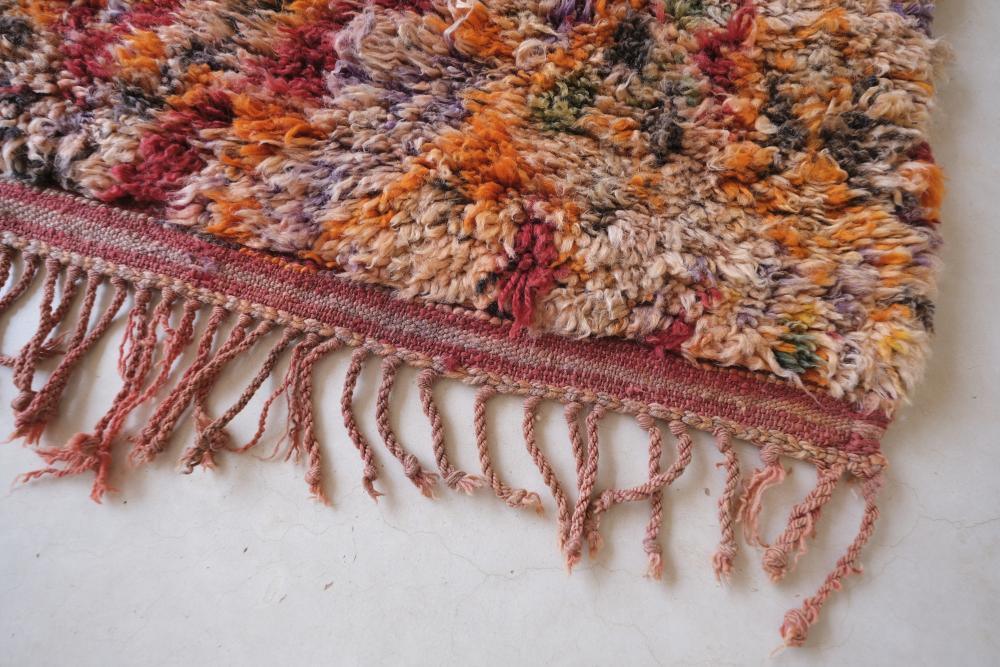 Moroccan Shaggy Colorful Wool Rug 10.3 x 6.9 ft / 313 x 212 cm - Surcoma