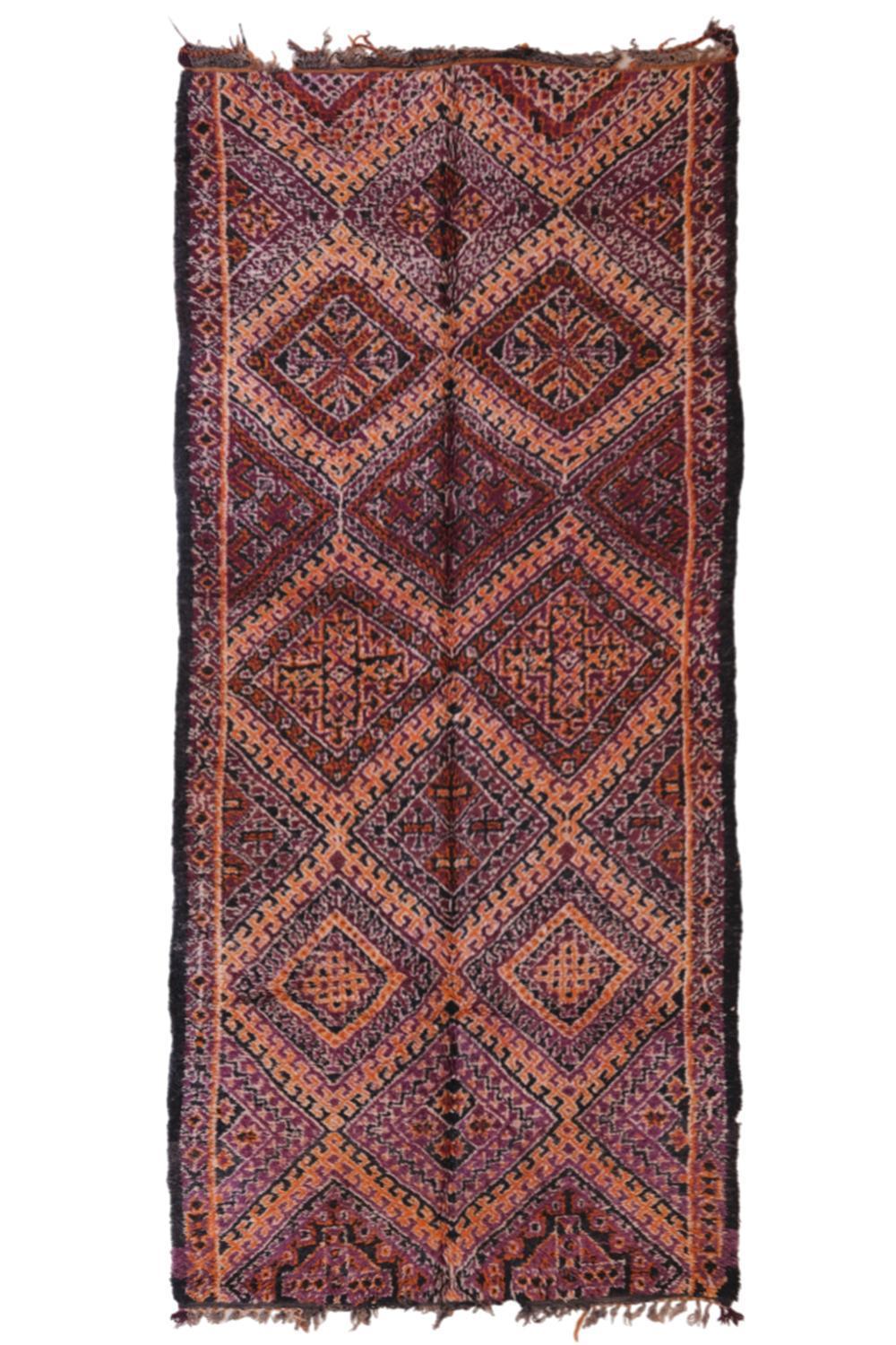 Collectible Beni MGuild Wool Rug 13.2 x 5.9 ft / 402 x 180 cm - Surcoma