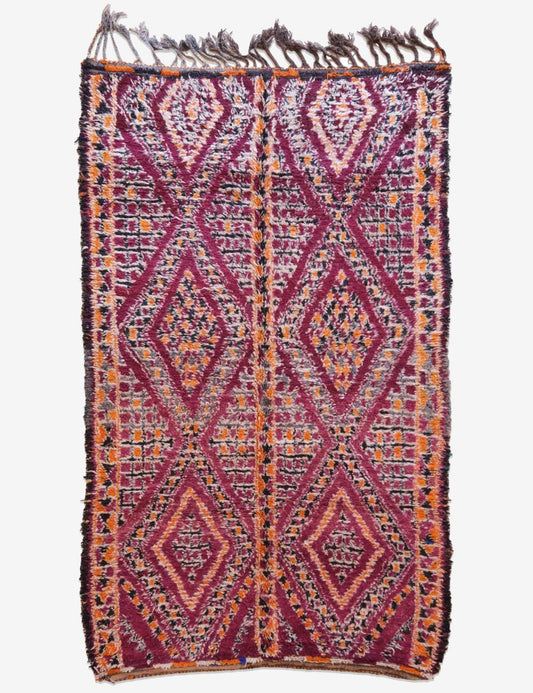 1980s Moroccan Collector Rug 11.2 x 6.5 ft / 340 x 200 cm - Surcoma