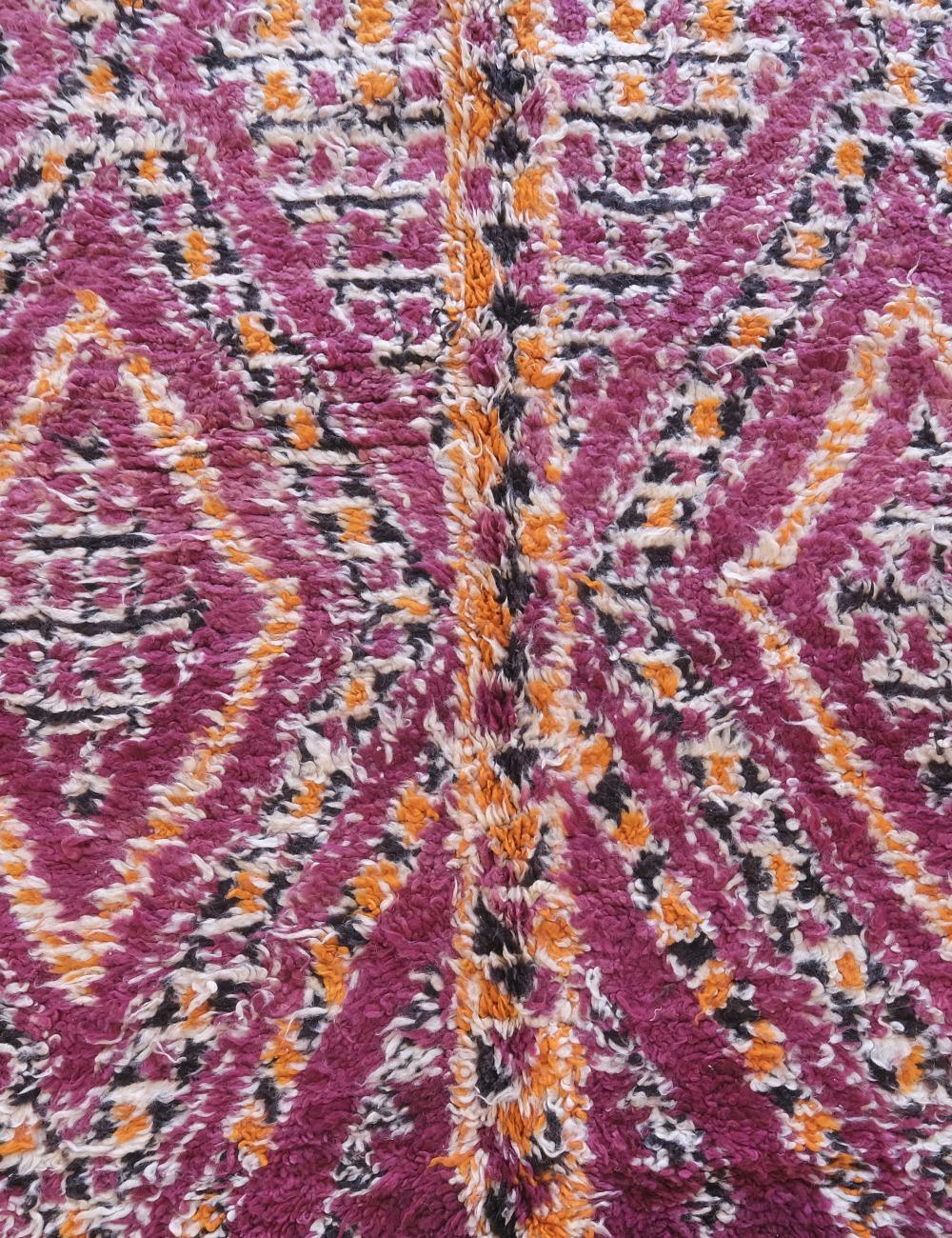 1980s Moroccan Collector Rug 11.2 x 6.5 ft / 340 x 200 cm - Surcoma