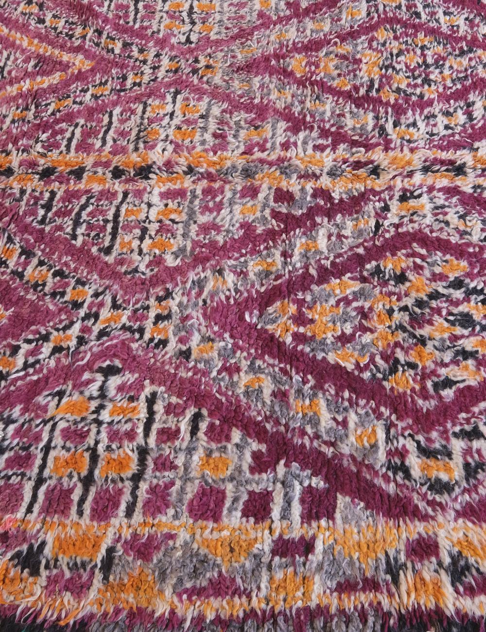 1980s Moroccan Collector Rug 11.2 x 6.5 ft / 340 x 200 cm - Surcoma