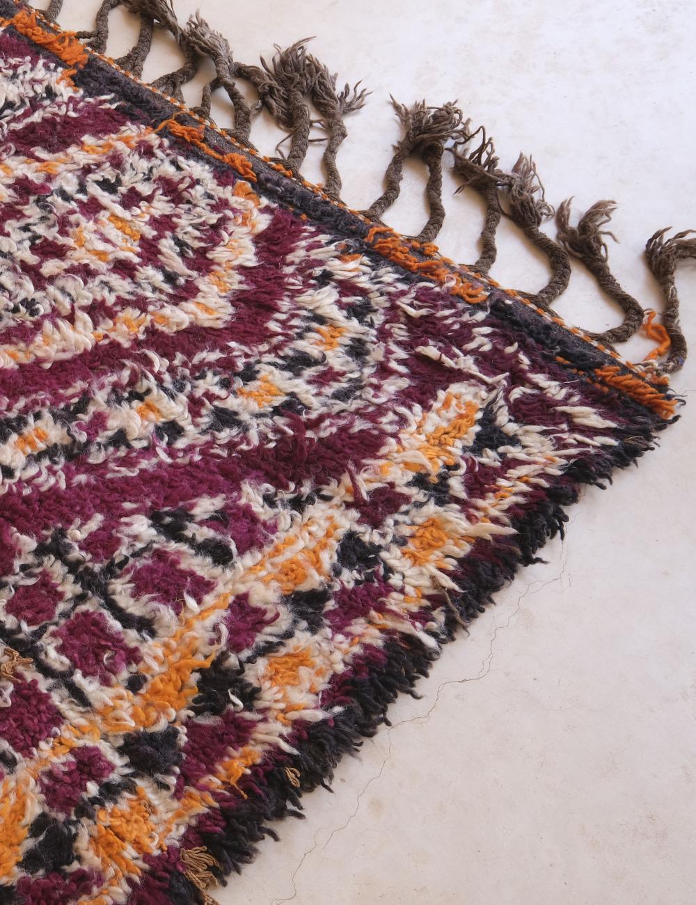 1980s Moroccan Collector Rug 11.2 x 6.5 ft / 340 x 200 cm - Surcoma