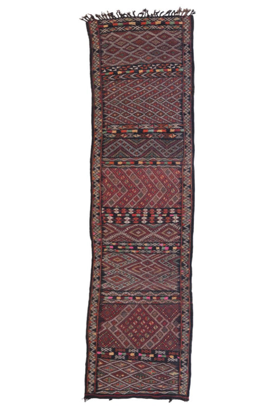 Ethnic Chic Hallway Rug 13.7 x 3.5 ft / 419 x 107 cm - Surcoma