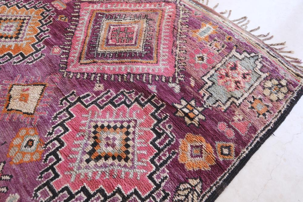 Moroccan Handwoven Wool Rug 11 x 6.5 ft / 334 x 199 cm - Surcoma