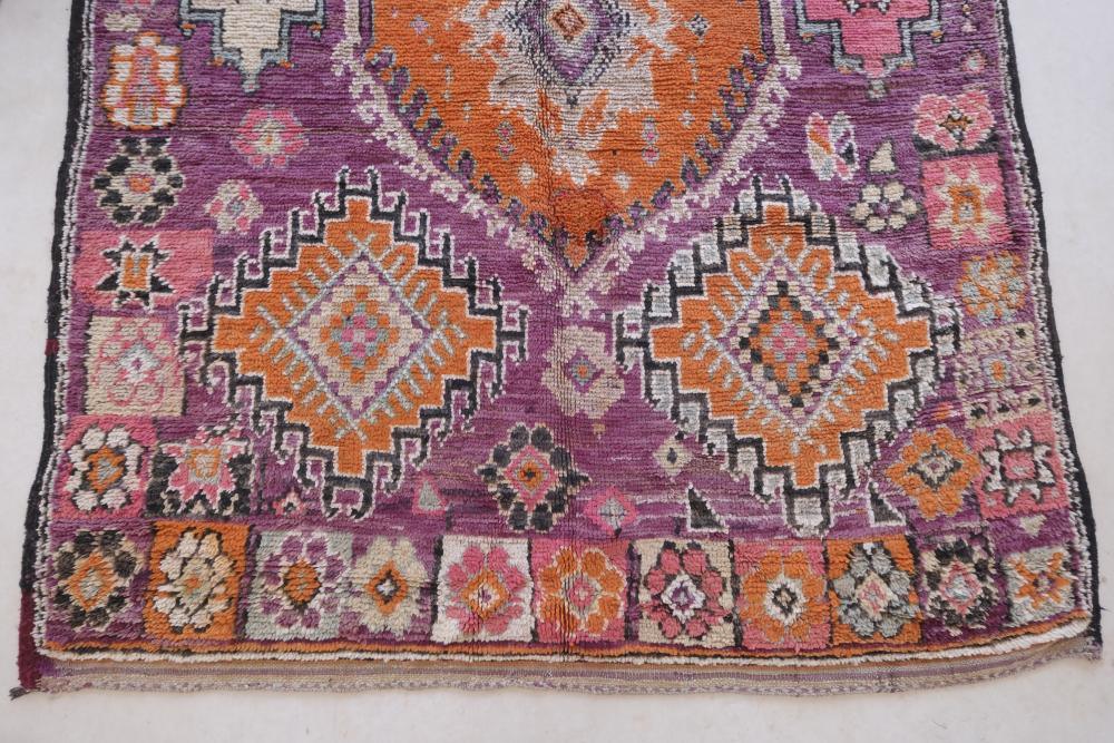 Moroccan Handwoven Wool Rug 11 x 6.5 ft / 334 x 199 cm - Surcoma