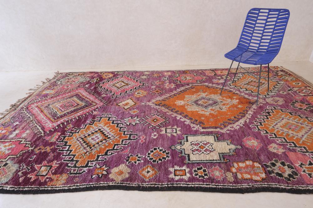 Moroccan Handwoven Wool Rug 11 x 6.5 ft / 334 x 199 cm - Surcoma