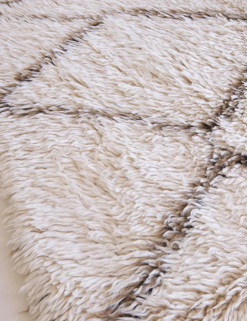 1980s Moroccan Marmoucha Wool Rug 9.2 x 5.6 ft / 281 x 172 cm - Surcoma