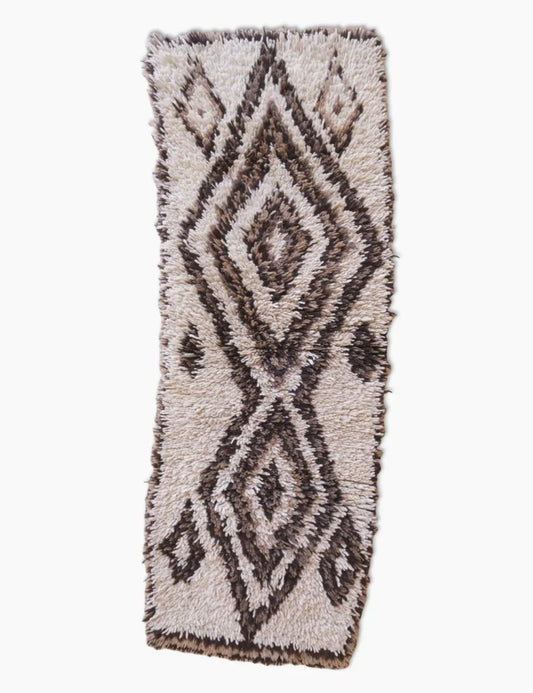 1990s Moroccan Azilal Rug 6 x 2.1 ft / 183 x 66 cm - Surcoma