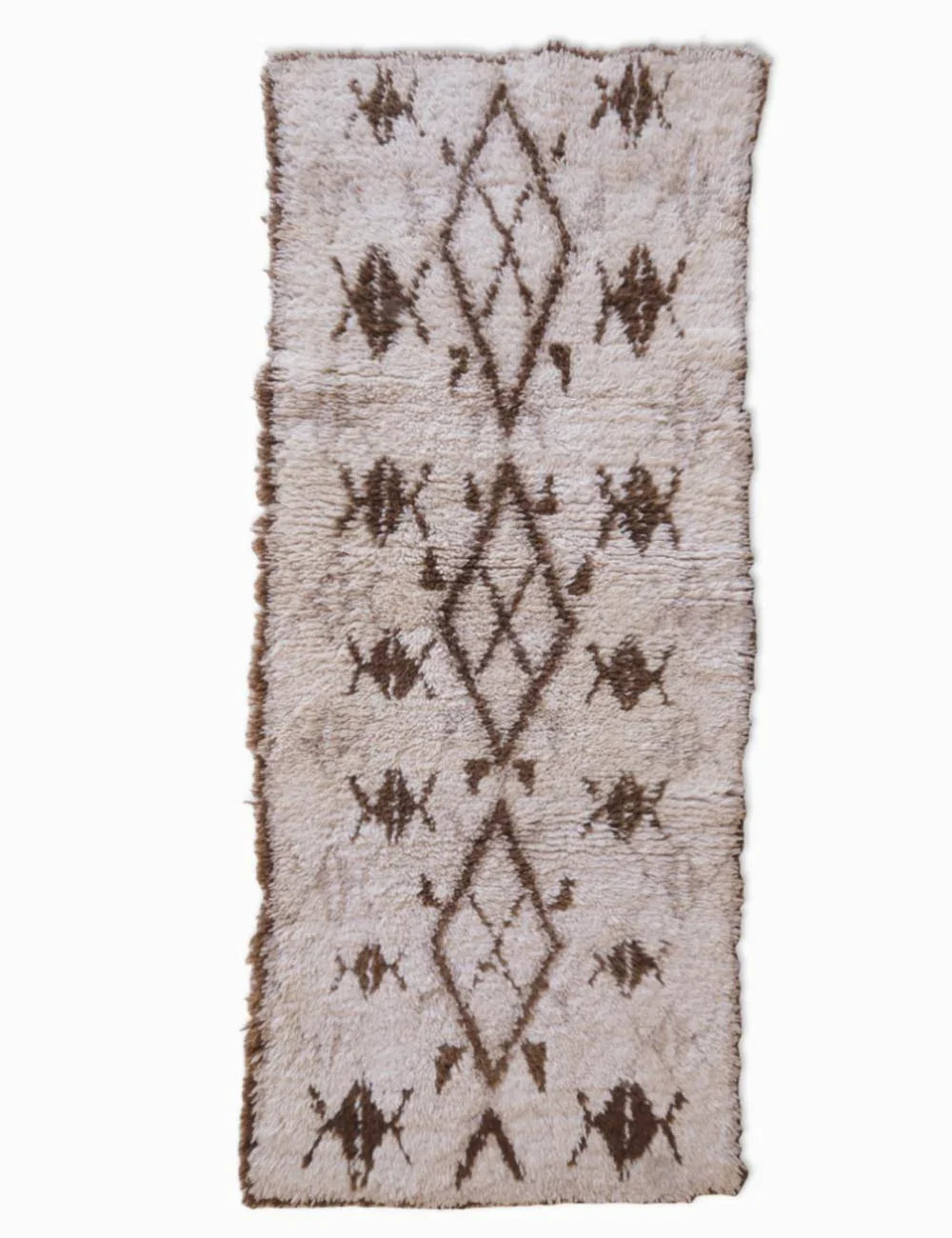 1990s Moroccan Azilal Rug 6 x 2.4 ft / 183 x 74 cm - Surcoma