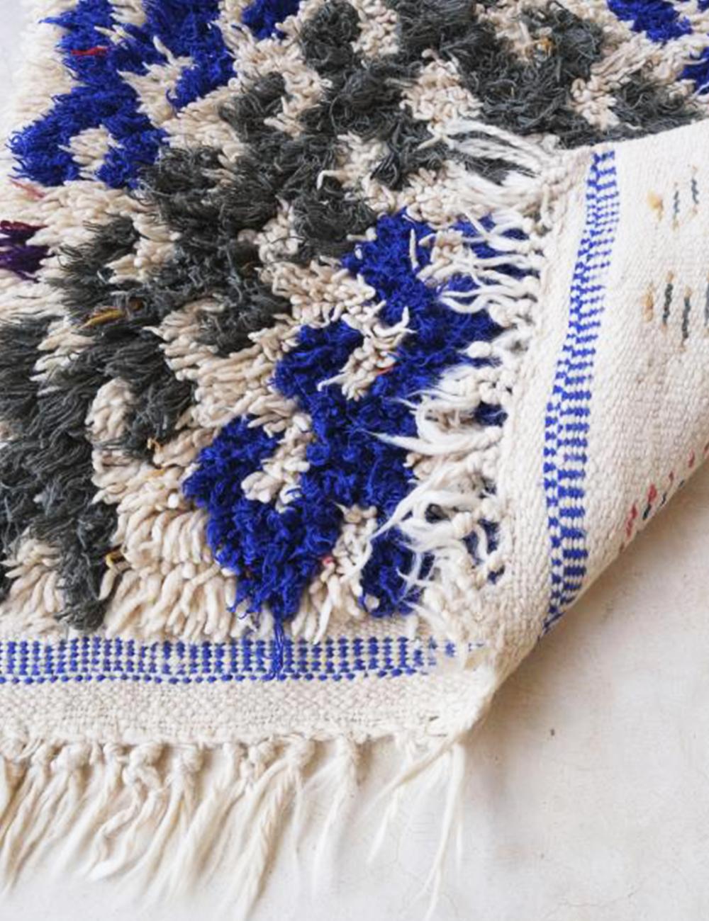 Moroccan Tribal Accent Rug 5.3 x 1.9 ft / 163 x 60 cm