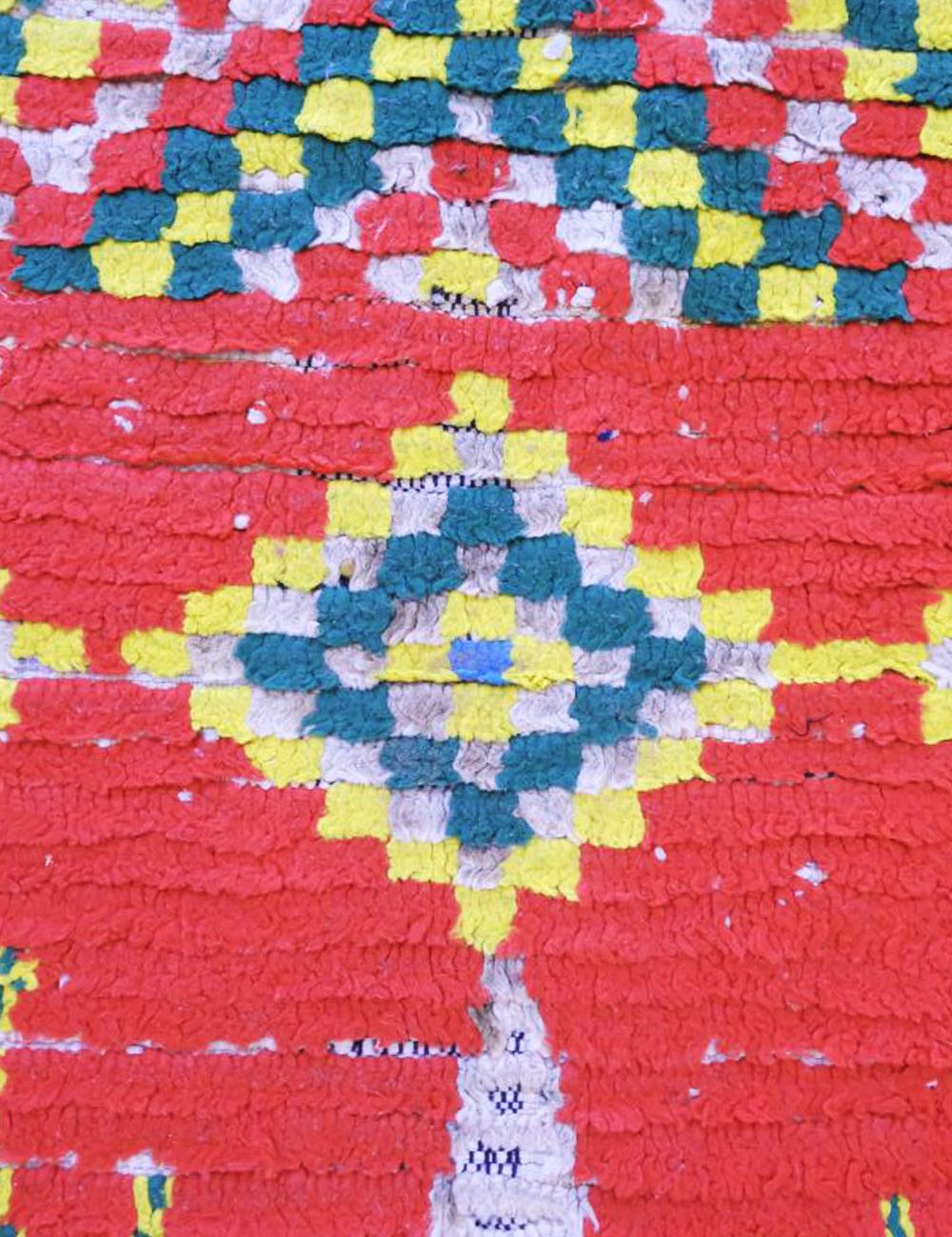 Tribal Moroccan Rug 5.4 x 2.9 ft / 166 x 90 cm