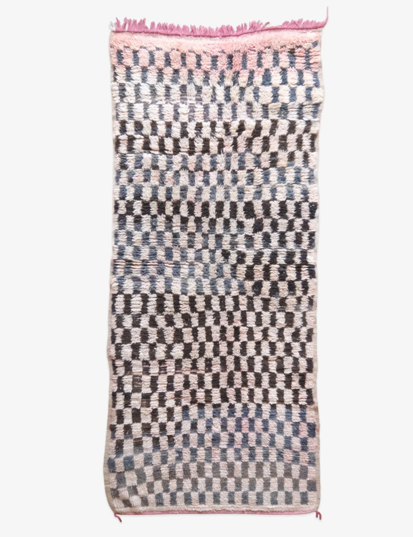 Moroccan Boujad Rug 7.3 x 3.3 ft / 223 x 103 cm - Surcoma