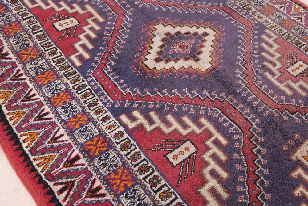 Moroccan Taznakht Wool Rug 8.6 x 5.6 ft / 263 x 171 cm - Surcoma