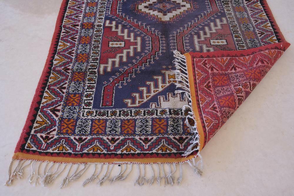 Moroccan Taznakht Wool Rug 8.6 x 5.6 ft / 263 x 171 cm - Surcoma