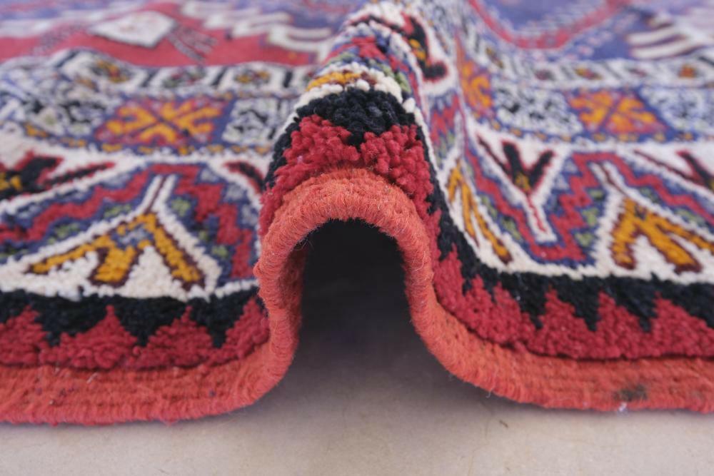 Moroccan Taznakht Wool Rug 8.6 x 5.6 ft / 263 x 171 cm - Surcoma