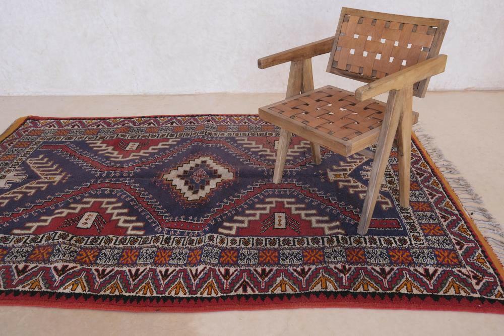 Moroccan Taznakht Wool Rug 8.6 x 5.6 ft / 263 x 171 cm - Surcoma