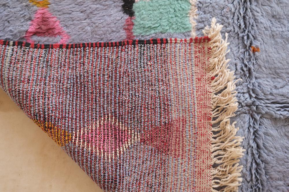 Moroccan Abstract Boujad Wool Rug 9.5 x 6.6 ft / 290 x 202 cm - Surcoma
