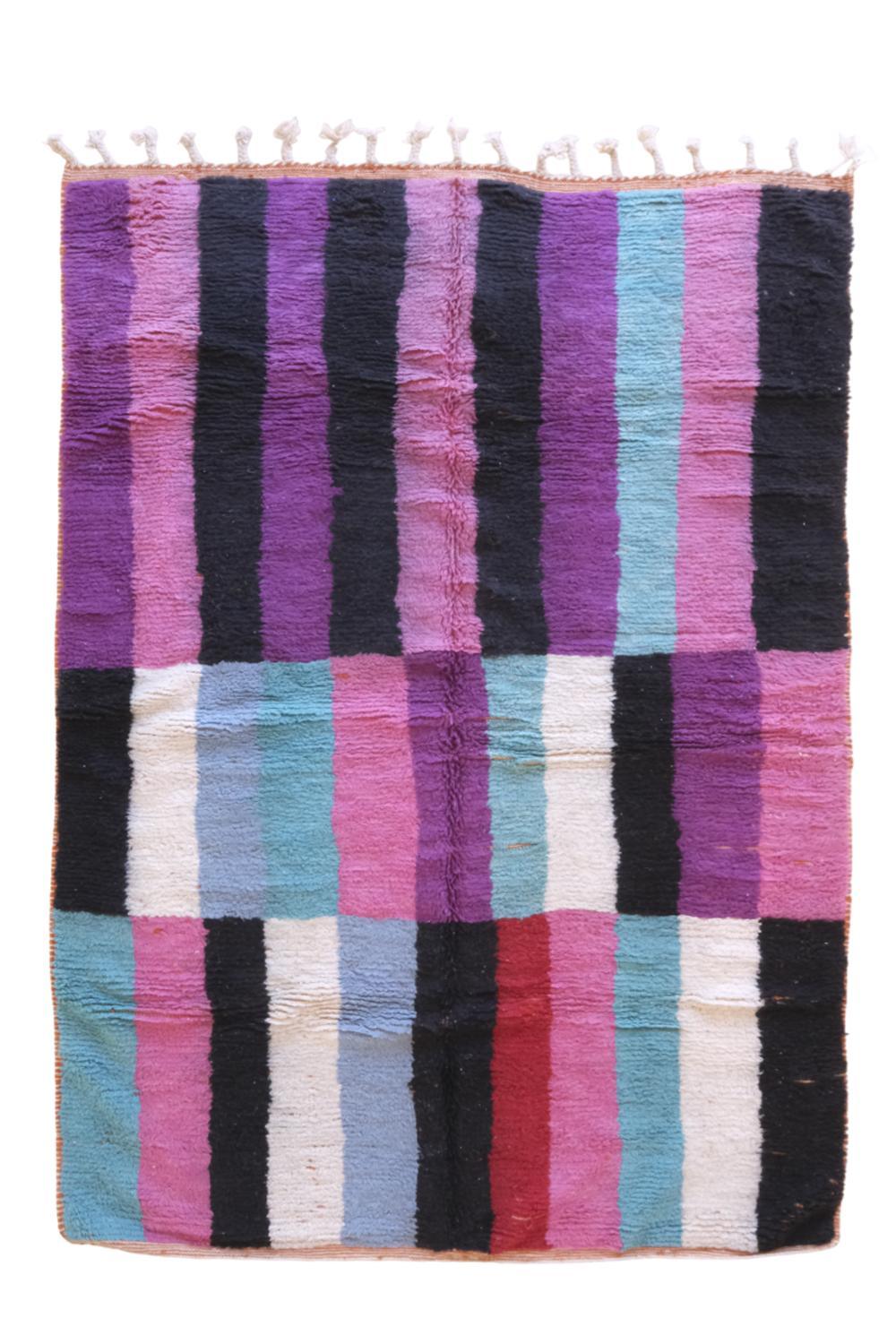 Moroccan Abstract Wool Rug 9.7 x 6.6 ft / 297 x 204 cm - Surcoma