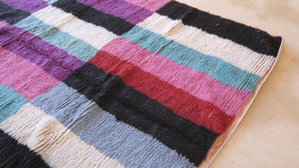Moroccan Abstract Wool Rug 9.7 x 6.6 ft / 297 x 204 cm - Surcoma
