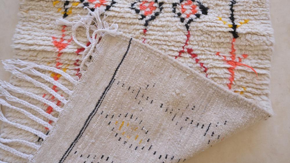 Moroccan Azilal Runner Rug 9.2 x 2.6 ft / 280 x 80 cm - Surcoma
