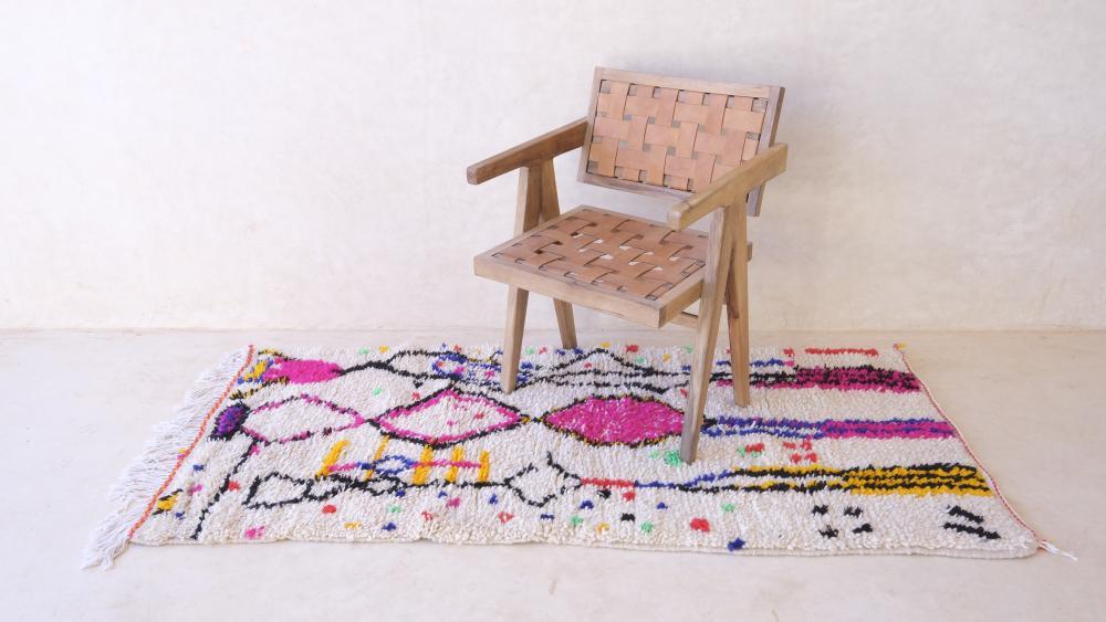 Moroccan Azilal Runner 6.1 x 2.7 ft / 186 x 85 cm - Surcoma