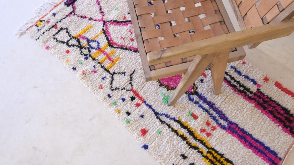 Moroccan Azilal Runner 6.1 x 2.7 ft / 186 x 85 cm - Surcoma