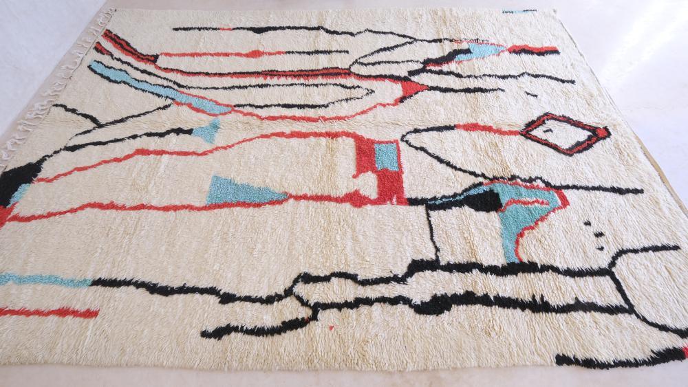 Azilal Moroccan Rug - 10.9 x 7.6 ft / 333 x 234 cm - Surcoma