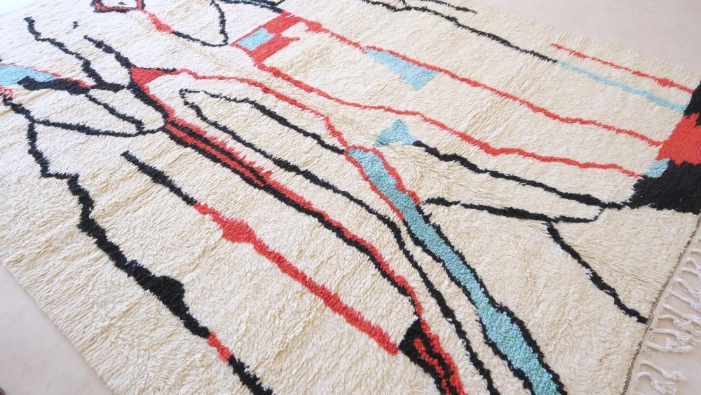 Azilal Moroccan Rug - 10.9 x 7.6 ft / 333 x 234 cm - Surcoma