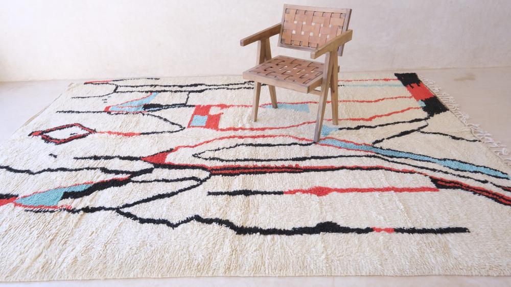 Azilal Moroccan Rug - 10.9 x 7.6 ft / 333 x 234 cm - Surcoma