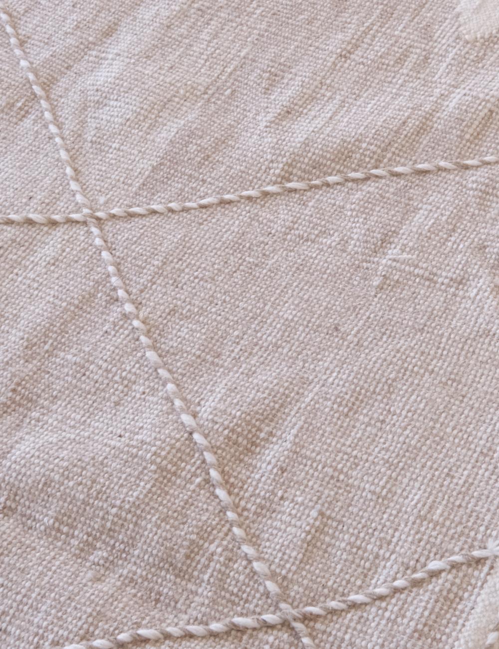 Moroccan Beige Kilim Zanafi 10.6 x 6.3 ft / 324 x 193 cm