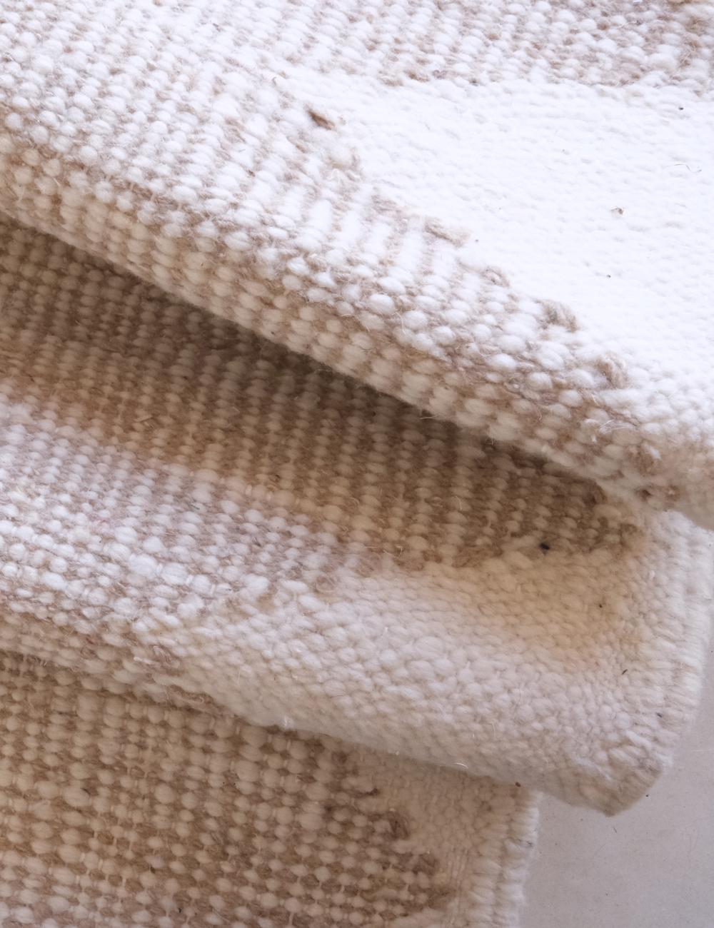Moroccan Beige Kilim Zanafi 10.6 x 6.3 ft / 324 x 193 cm