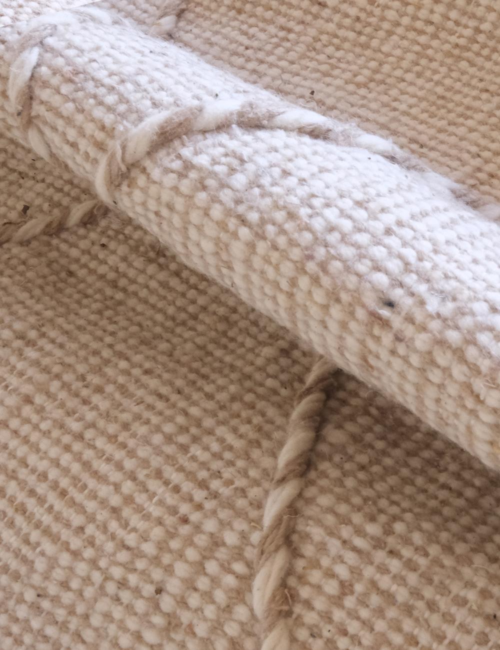Moroccan Beige Kilim Zanafi 10.6 x 6.3 ft / 324 x 193 cm