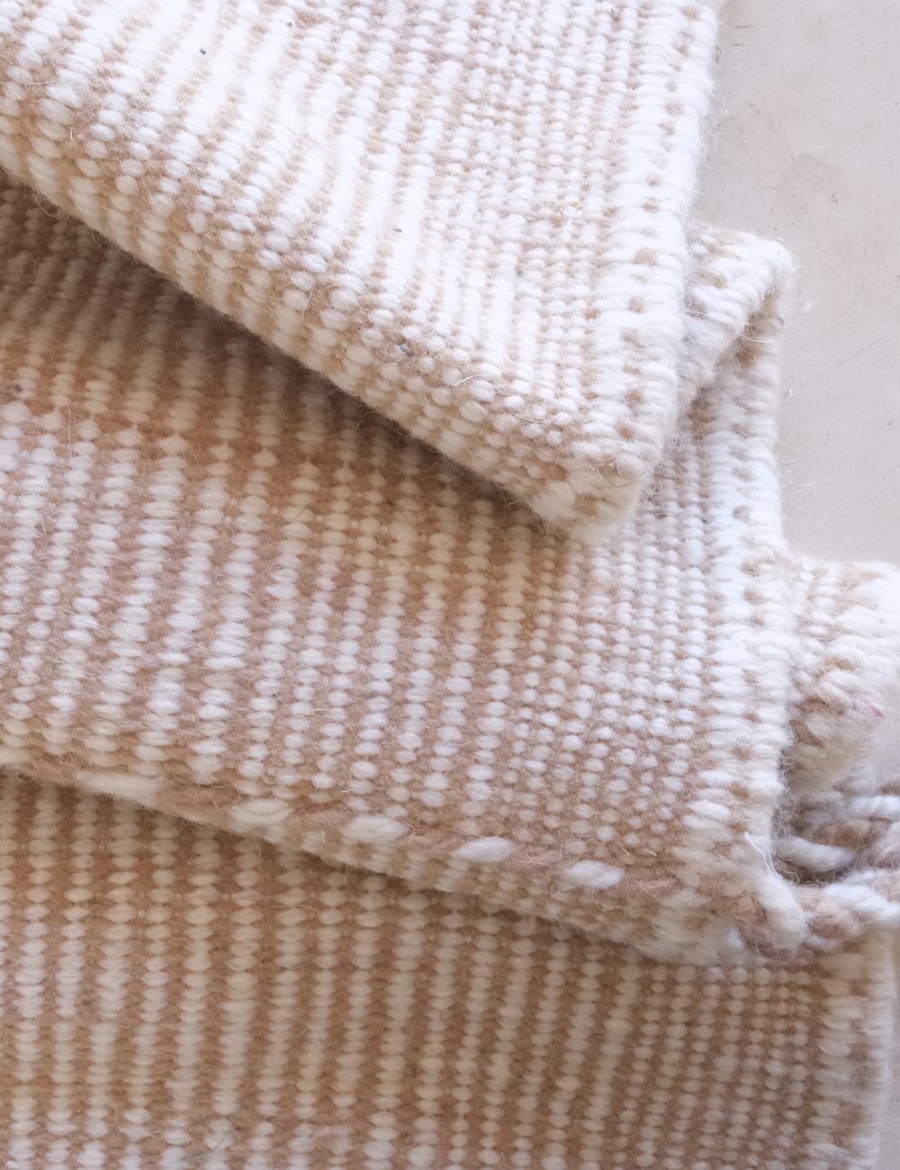 Moroccan Beige Kilim Zanafi 10.7 x 6.7 ft / 327 x 205 cm
