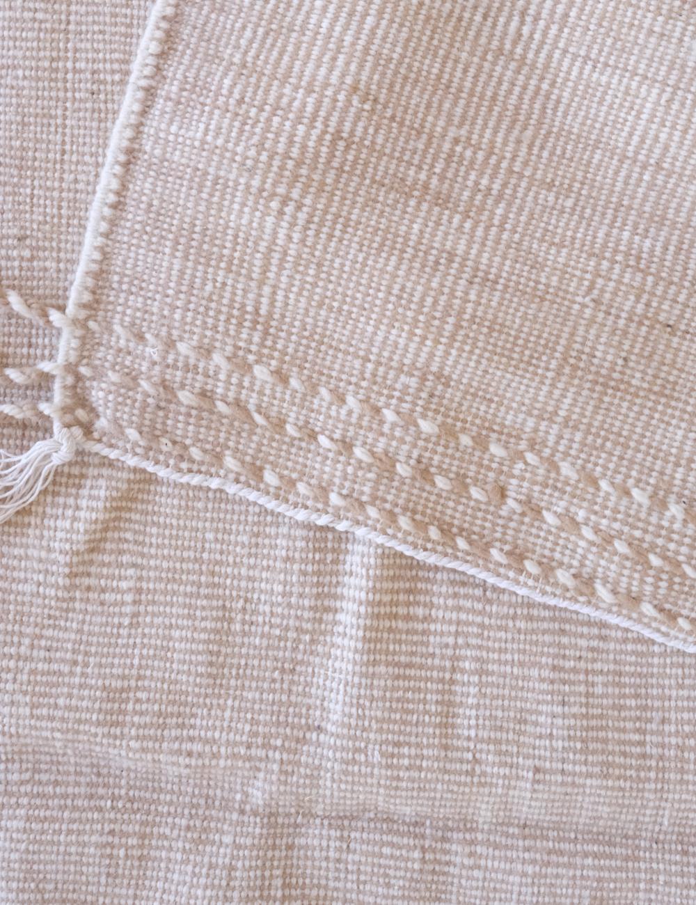 Moroccan Beige Kilim Zanafi 10.7 x 6.7 ft / 327 x 205 cm