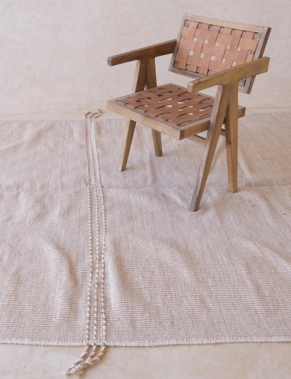 Moroccan Beige Kilim Zanafi 10.7 x 6.7 ft / 327 x 205 cm