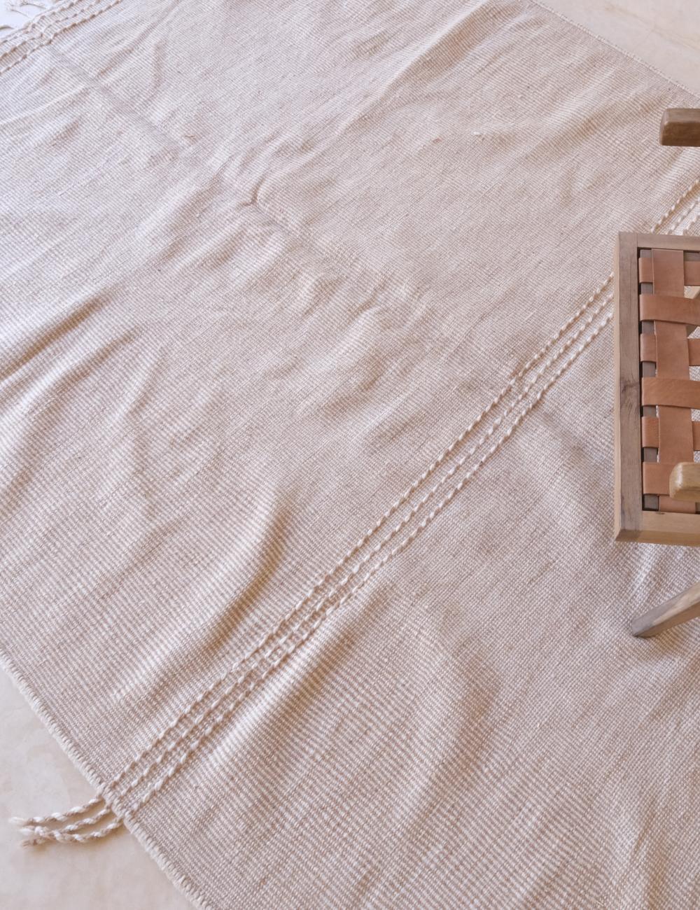 Moroccan Beige Kilim Zanafi 10.7 x 6.7 ft / 327 x 205 cm - Surcoma