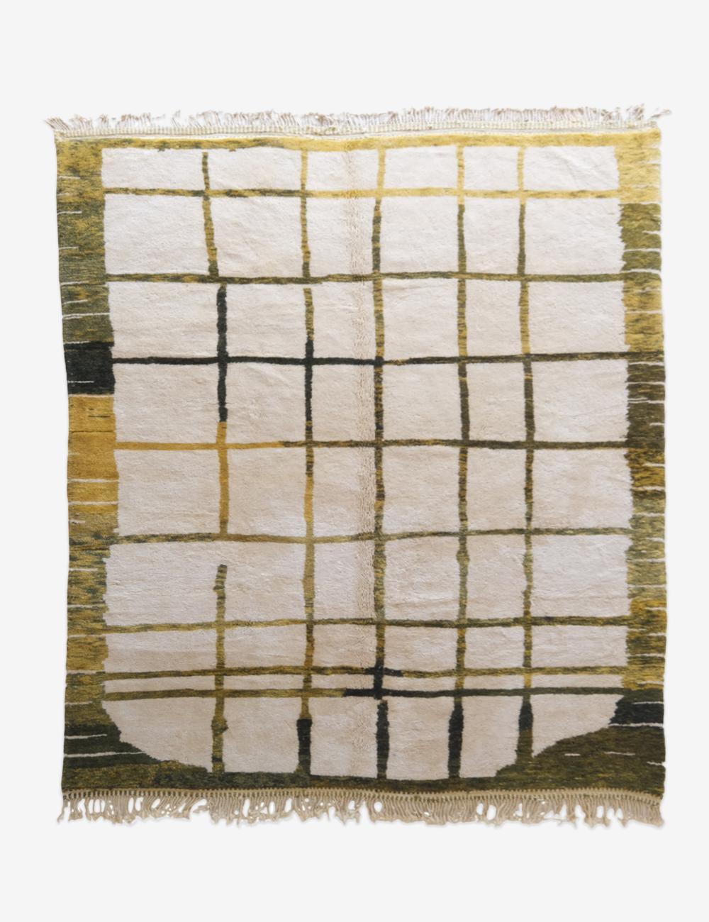 Moroccan Beni Mrirt Wool Rug 11.7 x 8.6 ft / 356 x 262 cm - Surcoma
