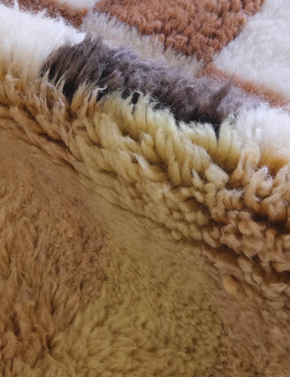 Moroccan Beni MRirt Wool Rug 10.5 x 7.1 ft / 319 x 218 cm - Surcoma